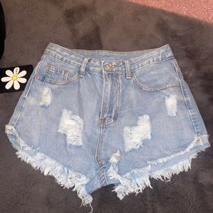 Brand new jean shorts
